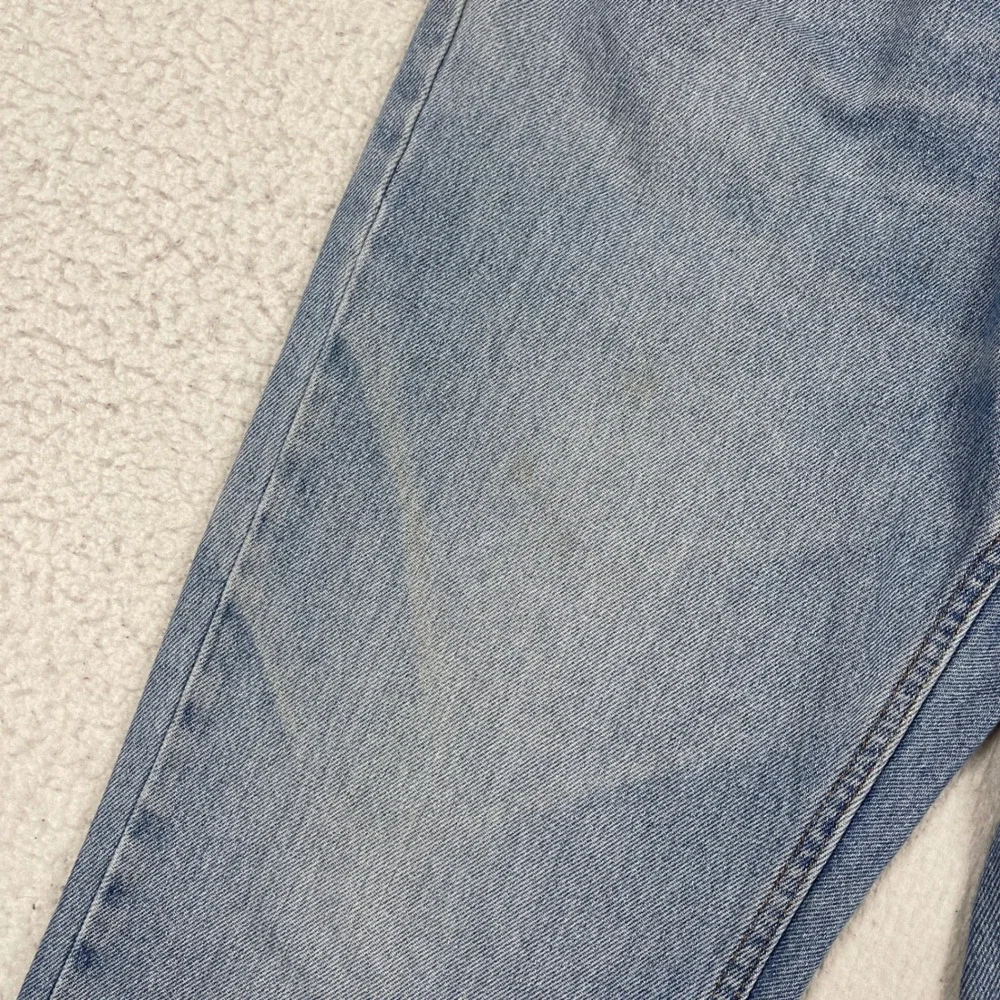 LL Bean Jeans Mens 40x30 Light Blue Cotton Straight Leg Standard Fit Denim Pant